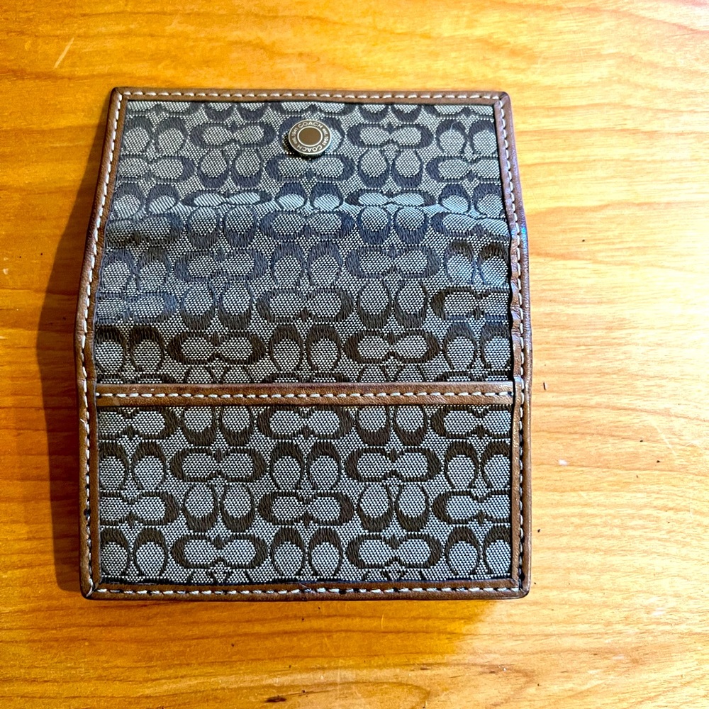 Coach credit card holder